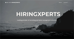 Desktop Screenshot of hiringxperts.com