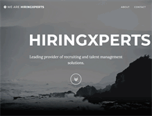 Tablet Screenshot of hiringxperts.com